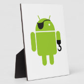 アンドロイドロボット海賊スタイル フォトプラーク (側面)