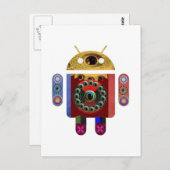 アンドロイドロボット ポストカード (正面/裏面)