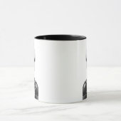 アンドロイド人型の肖像 マグカップ (中央)