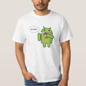 アンドロイド対Apple、および勝者はあります Tシャツ (正面)