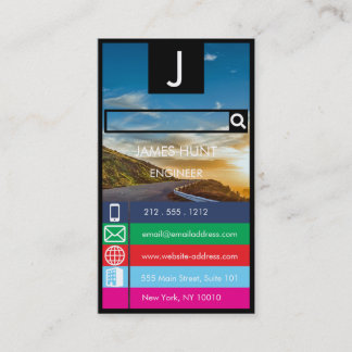 アンドロイド風 エンジニア名刺 名刺