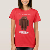アンドロイド4.4 KitKat Tシャツ (正面)
