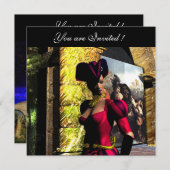 アンドロイド・バレエ - ゼニア イン・オービター , 黒赤 招待状 (正面/裏面)