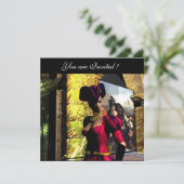 アンドロイド・バレエ - ゼニア イン・オービター , 黒赤 招待状 (スタンド正面)