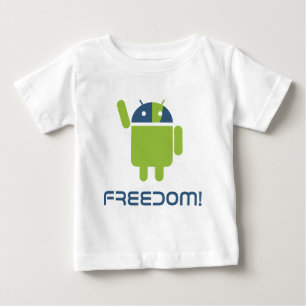 アンドロイド=自由 ベビーTシャツ