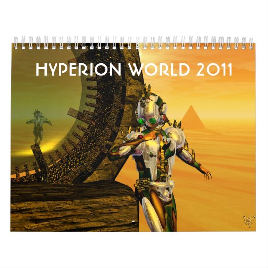 アンドロイド, HYPERION WORLD 2017 Sci-Fiからのサイボーグ カレンダー (カバー)