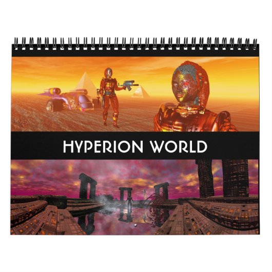 アンドロイド, HYPERION WORLD 2017 Sci-Fiからのサイボーグ カレンダー (カバー)