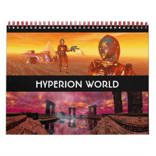 アンドロイド, HYPERION WORLD 2017 Sci-Fiからのサイボーグ カレンダー