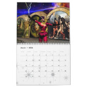 アンドロイド, HYPERION WORLD 2017 Sci-Fiからのサイボーグ カレンダー (3月 2026)