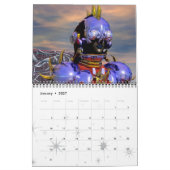 アンドロイド, HYPERION WORLD 2017 Sci-Fiからのサイボーグ カレンダー (1月 2027)
