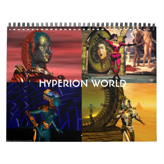 アンドロイド, HYPERION WORLD 2017 Sci-Fiからのサイボーグ カレンダー (カバー)