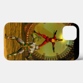 アンドロイドXENIAがサイボーグタイタンSFに出会う Case-Mate iPhoneケース (裏面 (横))