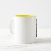 アンドロイドXENIA宇宙船パイロット、SF ツートーンマグカップ (正面左)