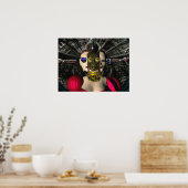 アンドロイドXENIA宇宙船パイロット、SF ポスター (キッチン)