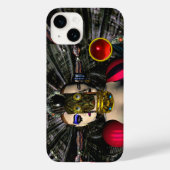 アンドロイドXENIA宇宙船パイロット、SF Case-Mate iPhoneケース (裏面)
