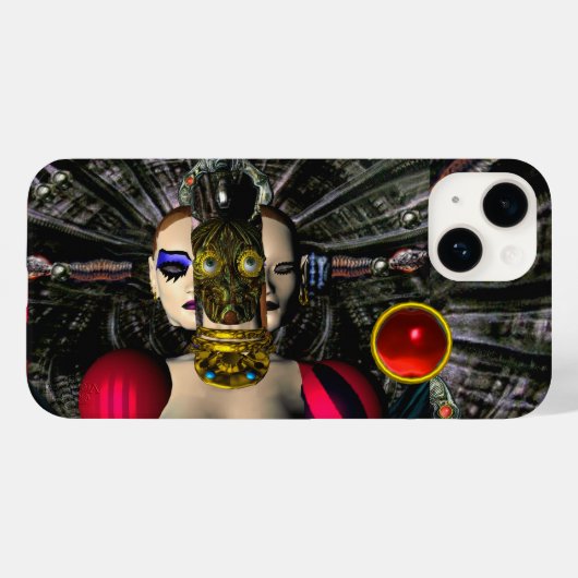 アンドロイドXENIA宇宙船パイロット、SF Case-Mate iPhoneケース (裏面 (横))