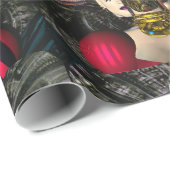 アンドロイドXENIA宇宙船パイロットSF ラッピングペーパー (ロールコーナー)