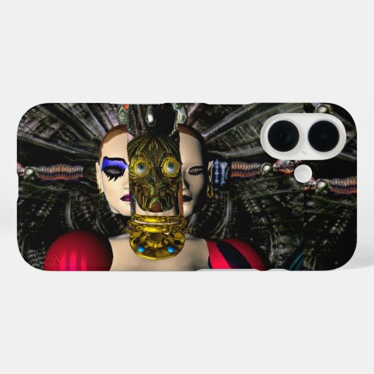 アンドロイドXENIA宇宙船パイロットSF Case-Mate iPhoneケース (裏面 (横))