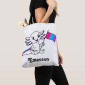 アンドロギーヌプライド国旗LGBTQ+ トートバッグ (クローズアップ)
