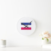 アンドロジナスシンボル ラウンド壁時計 (ホーム)