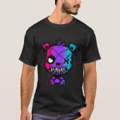 アンドロジニアス プライド フラッグ ゴス ベア Tシャツ (正面)