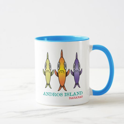 アンドロス島の3匹の魚 マグカップ (右)