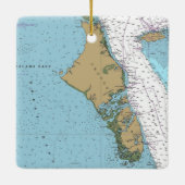 アンドロス島バハマ図 セラミックオーナメント (裏面)