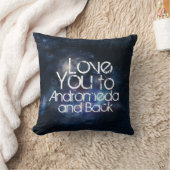 アンドロメダおよび背部に愛して下さい クッション (ブランケット)