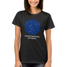 アンドロメダのスターシードTシャツ | ダークギャラクティックTee