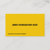 アンドロメダのスターズビジネスカード 名刺 (裏面)