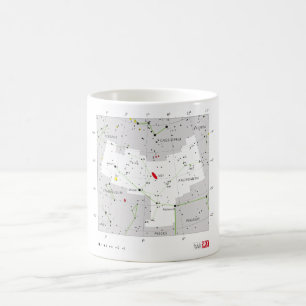 アンドロメダの星システム星座の図表 コーヒーマグカップ