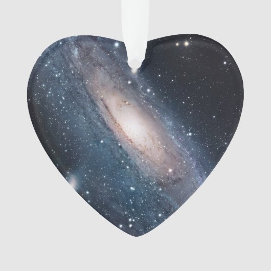アンドロメダの銀河系の銀河の星の宇宙のトレンディー オーナメント (正面)