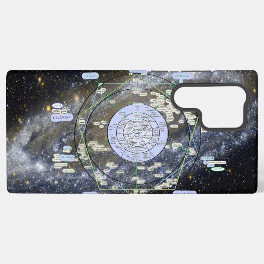 アンドロメダフォンケース SAMSUNG GALAXYケース (裏面横)