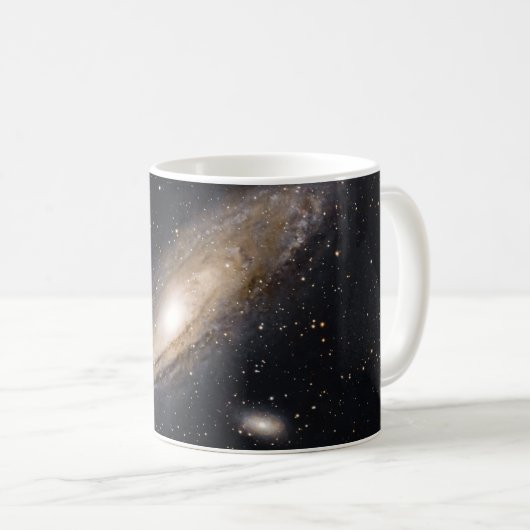 アンドロメダ銀河マグ | 深宇宙天文学 コーヒーマグカップ (正面右)