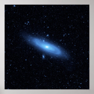 アンドロメダ銀河系の古い星の集団 ポスター