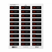 アンドロメダ銀河系スピッツァー赤外線、ZGOSアドレス ラベル (フルシート)