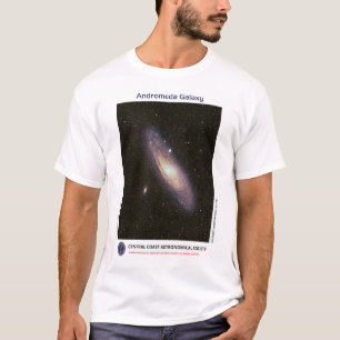 アンドロメダ銀河系バイリークームズフロントティー Tシャツ