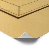 アンドロメダ – ヴィンテージ星図 ポスター (角)