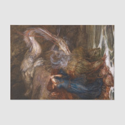 アンドロメダbyアーサー・ラッカム 薄葉紙 (正面)