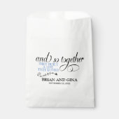 アンド・ソー・トゥゲザー ウェディング フェイバーバッグ (正面)