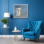 アンナとマリーのビーチファインアート ポスター