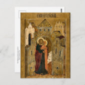 アンナとヨアヒム正統のアイコンの会合 ポストカード (正面/裏面)