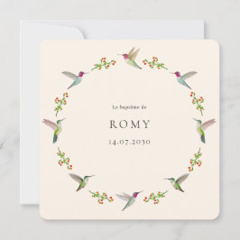 アンナのハチドリの洗礼