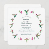 アンナのハチドリ 招待状 (正面/裏面)