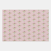 アンナのハミングバードパターン ラッピングペーパーシート (正面)