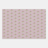 アンナのハミングバードパターン ラッピングペーパーシート (正面3)