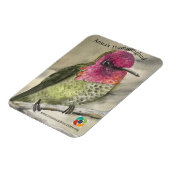 アンナのハミングバード磁石 マグネット (左側)