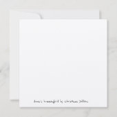 アンナのハミングバード サンキューカード (裏面)