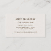 アンナのハミングバード 名刺 (裏面)