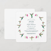 アンナのハミングバード 招待状 (正面/裏面)